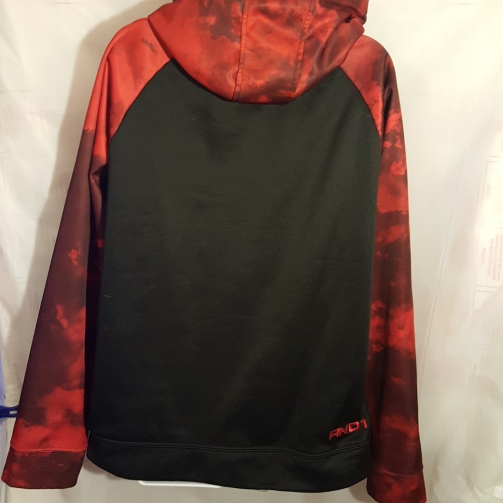 AND1 Mens Hoodie Sweatshirt Medium - Unisex - Picture 4 of 9